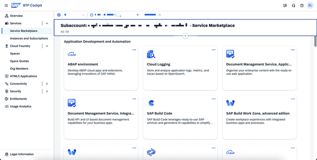 Service Marketplace